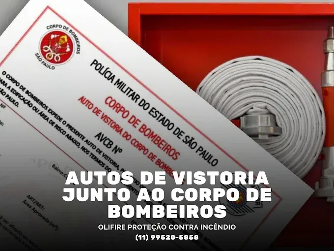 OliFire Proteção Contra Incêndio com documentação e autos de vistoria junto ao Corpo de Bombeiros em São Paulo